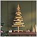Alberi di Natale Marrone 90 cm Legno di pino massello - Foto miniatura 2