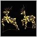 Renne LED con 40 LED 2 pcs Bianco caldo PET - Foto miniatura 2