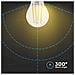 Lampadina LED E27 7W A60 Filamento Google Alexa Smart 3in1 Dimmerabile, colore Trasparente - Foto miniatura 2