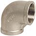 Raccordo Filettato Inox A Gomito 90° 3/8 - Foto miniatura 1