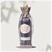 Set Di 8 Sacchetti Regalo Per Vino In Iuta E Velluto Con Coulisse - Coperture Riutilizzabili Per Bottiglie Di Vino Grey - Foto miniatura 3