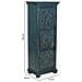 Armadio Artigianale In Legno Blu 53x40x149h Cm - Foto miniatura 3