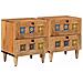 Armadio da Notte con cassetto 2 pcs Naturale 40 x 33,5 x 46 cm - Foto miniatura 1