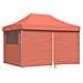 Tenda Party Terracotta 279 x 410 x 315 cm Tessuto Oxford - Foto miniatura 3