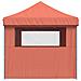 Tenda Party Terracotta 279 x 410 x 315 cm Tessuto Oxford - Foto miniatura 6