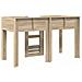 Letto a Castello per Bambini Rovere Sonoma 75 x 190 cm - Foto miniatura 7