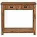Tavolo consolle Naturale 90 x 30 x 80 cm Legno di teak solido - Foto miniatura 3