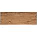 Tavolo consolle Naturale 90 x 30 x 80 cm Legno di teak solido - Foto miniatura 5