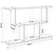 Scaffale da parete Bianco 80 x 15 x 50,5 cm - Foto miniatura 9