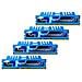 Memoria Dimm RipjawsX 32 GB (4 x 8GB) DDR3 1600Mhz CL9 Non-ECC Dissipatore Blu - Foto miniatura 3