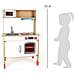 Cucina Per Bambini Moderna 70 X 34 X 103 Cm Legler - Foto miniatura 3