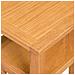 Tavolino da Salotto con Ripiano 27x35x55 cm Massello di Rovere - Foto miniatura 5