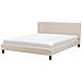 Letto Sfoderabile In Tessuto Beige 180 X 200 Cm Fitou - Foto miniatura 13