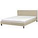 Letto Sfoderabile In Tessuto Beige 180 X 200 Cm Fitou - Foto miniatura 10