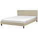 Letto Sfoderabile In Tessuto Beige 180 X 200 Cm Fitou - Foto miniatura 8