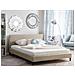 Letto Sfoderabile In Tessuto Beige 180 X 200 Cm Fitou - Foto miniatura 6