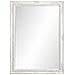 Specchio Miro Bianco Con Cornice In Legno, Da 102x73 Cm Bianco - Foto miniatura 1