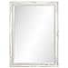 Specchio Miro Bianco Con Cornice In Legno, Da 102x73 Cm Bianco - Foto miniatura 2