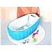 Molle Del Bambino Bathtub Bambini Gonfiabili Anti-scivoloso Piscina Pieghevole Travel Air Piatto Doccia Sedile Terme Big Size (per 0-3 Anni) Pompa Di Aria - Foto miniatura 2