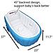 Molle Del Bambino Bathtub Bambini Gonfiabili Anti-scivoloso Piscina Pieghevole Travel Air Piatto Doccia Sedile Terme Big Size (per 0-3 Anni) Pompa Di Aria - Foto miniatura 4