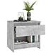 Comodini 2pz Grigio Cemento 40x30x39 cm in Legno Multistrato - Foto miniatura 3