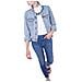 Giacca Donna Trucker In Denim - Foto miniatura 1