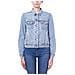 Giacca Donna Trucker In Denim - Foto miniatura 2