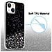 Custodia Compatibile Con Apple Iphone 13 In Nero Con Glitter - Coperchio Protettivo In Silicone Tpu Flessibile Con Glitter Scintillanti - Foto miniatura 4