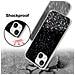 Custodia Compatibile Con Apple Iphone 13 In Nero Con Glitter - Coperchio Protettivo In Silicone Tpu Flessibile Con Glitter Scintillanti - Foto miniatura 6