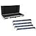 Set 4x Led Bar-12 Qcl Rgb+uv Bar + Case - Foto miniatura 1