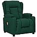 Poltrona Alzapersona Massaggiante Verde Scuro in Tessuto - Foto miniatura 4