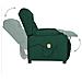 Poltrona Alzapersona Massaggiante Verde Scuro in Tessuto - Foto miniatura 5
