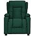 Poltrona Alzapersona Massaggiante Verde Scuro in Tessuto - Foto miniatura 7