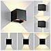 Applique Led Luce Naturale Faretto Da Parete Per Esterno Interno 12 W 4000k Ip65 Es46nn - Foto miniatura 2