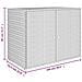 Mobile Portaoggetti da Giardino Grigio 100x55,5x80cm Polyrattan - Foto miniatura 14