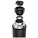 Thermo (39500-514-0) Caraffa Termica Con Tazza 1 Litro Acciaio Inossidabile Nero - Foto miniatura 3