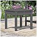 Panca da Giardino Grigia 50x44x45 cm Legno Massello di Pino - Foto miniatura 3