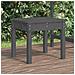 Panca da Giardino Grigia 50x44x45 cm Legno Massello di Pino - Foto miniatura 1
