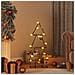 Albero Di Natale Decorativo In Metallo Nero 60 Cm - Foto miniatura 1
