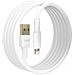 Cavo Usb / Lightning 2,4a Ricarica E Sincronizzazione Rapida 3 Metri, Bianco - Foto miniatura 4