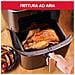 AL2018 Friggitrice ad Aria 6,5L, Friggitrice ad Aria Calda, Colore Nero - Foto miniatura 4
