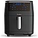 AL2018 Friggitrice ad Aria 6,5L, Friggitrice ad Aria Calda, Colore Nero - Foto miniatura 1