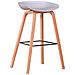 Sgabello Nordico Con Gambe In Legno Di Faggio (75 Cm) - Daxer - Foto miniatura 1