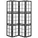 Paravento 3 Pannelli Legno Nero 170 X 120 Cm Gomagoi - Foto miniatura 7