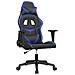 Sedia Da Gaming Nera E Blu In Similpelle - Foto miniatura 2