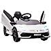 Macchina Elettrica Per Bambini A 12v Licenza Lamborghini Con Clacson E Telecomando, 107.5x63x42 Cm, Bianca - Foto miniatura 1