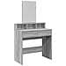 Toeletta Con Specchio Grigio Sonoma 80x41x144,5 Cm - Foto miniatura 2