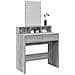 Toeletta Con Specchio Grigio Sonoma 80x41x144,5 Cm - Foto miniatura 1