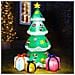 Gonfiabile Albero di Natale Regali 210cm Luci LED Decorazioni Natalizie Esterno - Foto miniatura 1