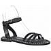 Black Low Heel Sandals Sandali Pelle Scarpe Donna Nero Eu 36, 28121 001 - Foto miniatura 2